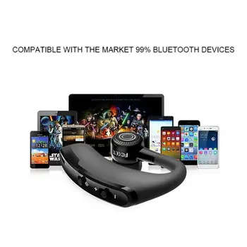 

2-in-1 Ear-hook Bone Conductive Headphone Waterproof Anti-sweat Sport For Bluetooth Headset Wireless Mega Bass Stereo Sound