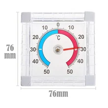  1PC New Temperature Thermometer Window Indoor Outdoor Wall  Garden Home Graduated Disc Measurement Hot Sale 
