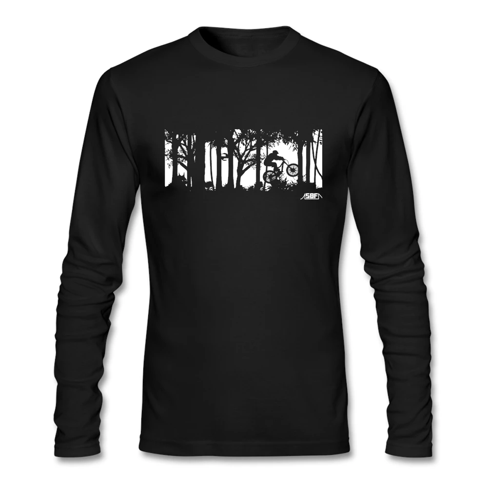 Горный велосипед MTB Велоспорт футболка кофты из хлопка с круглым воротником и