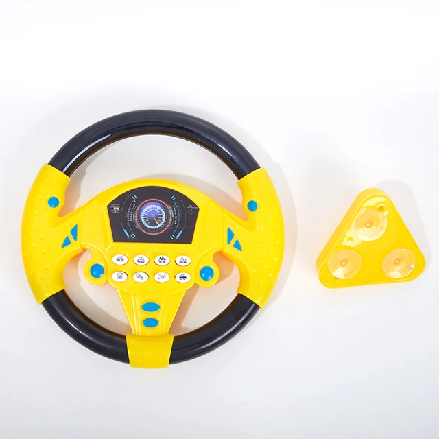 Simulation Steering Wheel with Light Early Education Sounding Toy For Kids 2