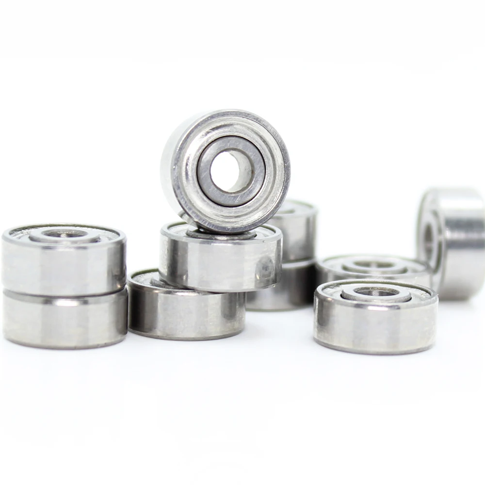 10pcs R2ZZ R2 1/8 x 3/8 x 5/32 Metal Shielded Ball Bearings