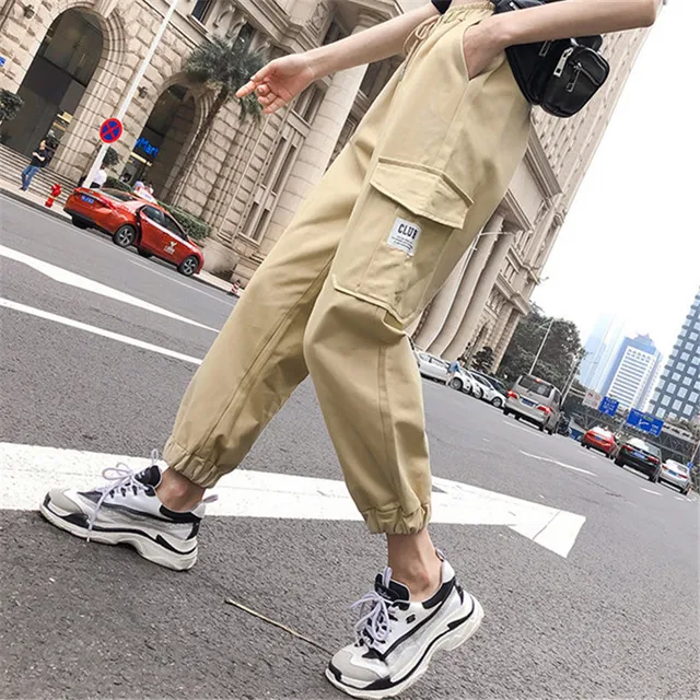 Women Pants New Fashion Cargo Loose 
