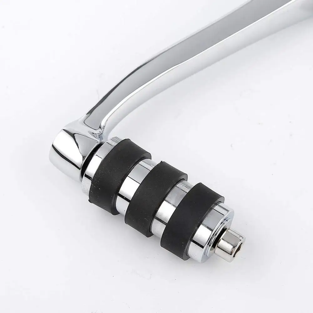 Двигатель хром вперед управления колышки рычаги Lin для Harley Sportster XL883 1200 1991-2003