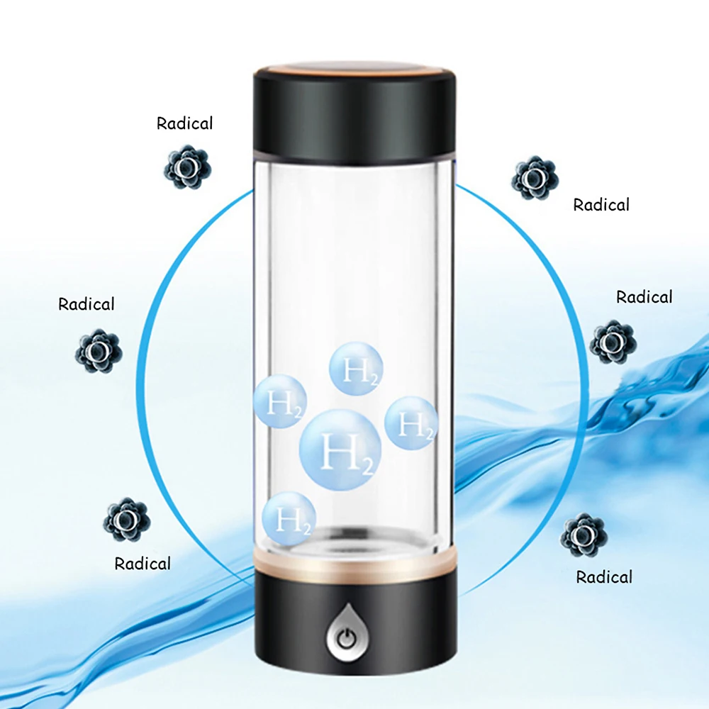 

SPE/ PEM Rich Hydrogen Water Generator Electrolysis Energy Hydrogen-rich Antioxidant ORP H2 Water Ionizer PP Healthy Bottle Cup3