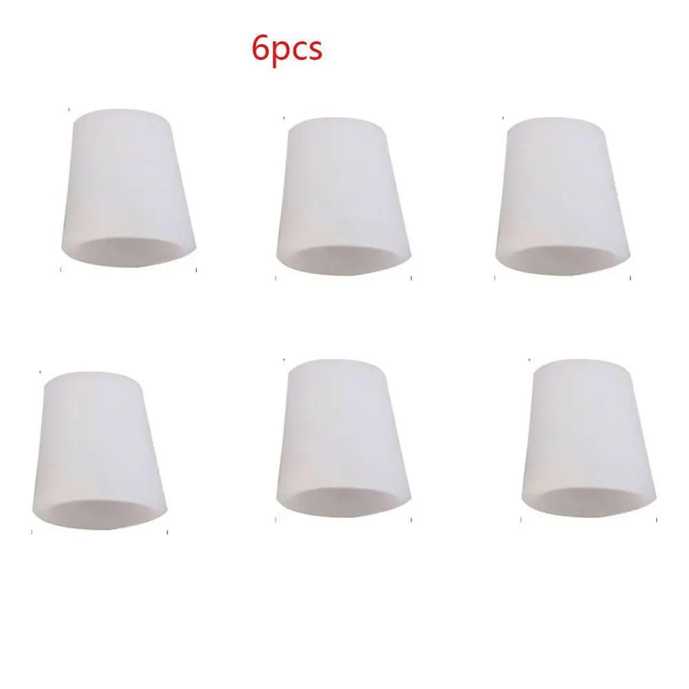 Toe Separators Toe Protectors 6Pcs Transparent Gel Fingers Protector Corn Corrector Hammer Toe Separator
