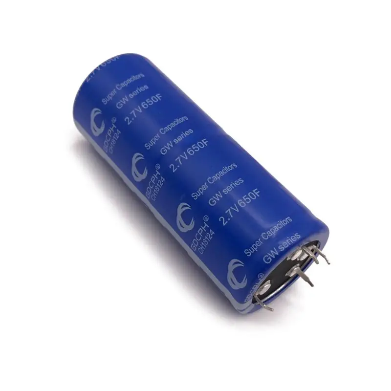 2.7V 360/400/500/650F Super Farad Capacitor High Frequency Low ESR Ultracapacitor for Car Automotive Power Supply Rectifier