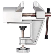 Скамейка тиски универсальная машина мини фиксированный ремонтный инструмент столик из алюминиевого сплава тиски фиксированные челюсти винт прочно ручные инструменты