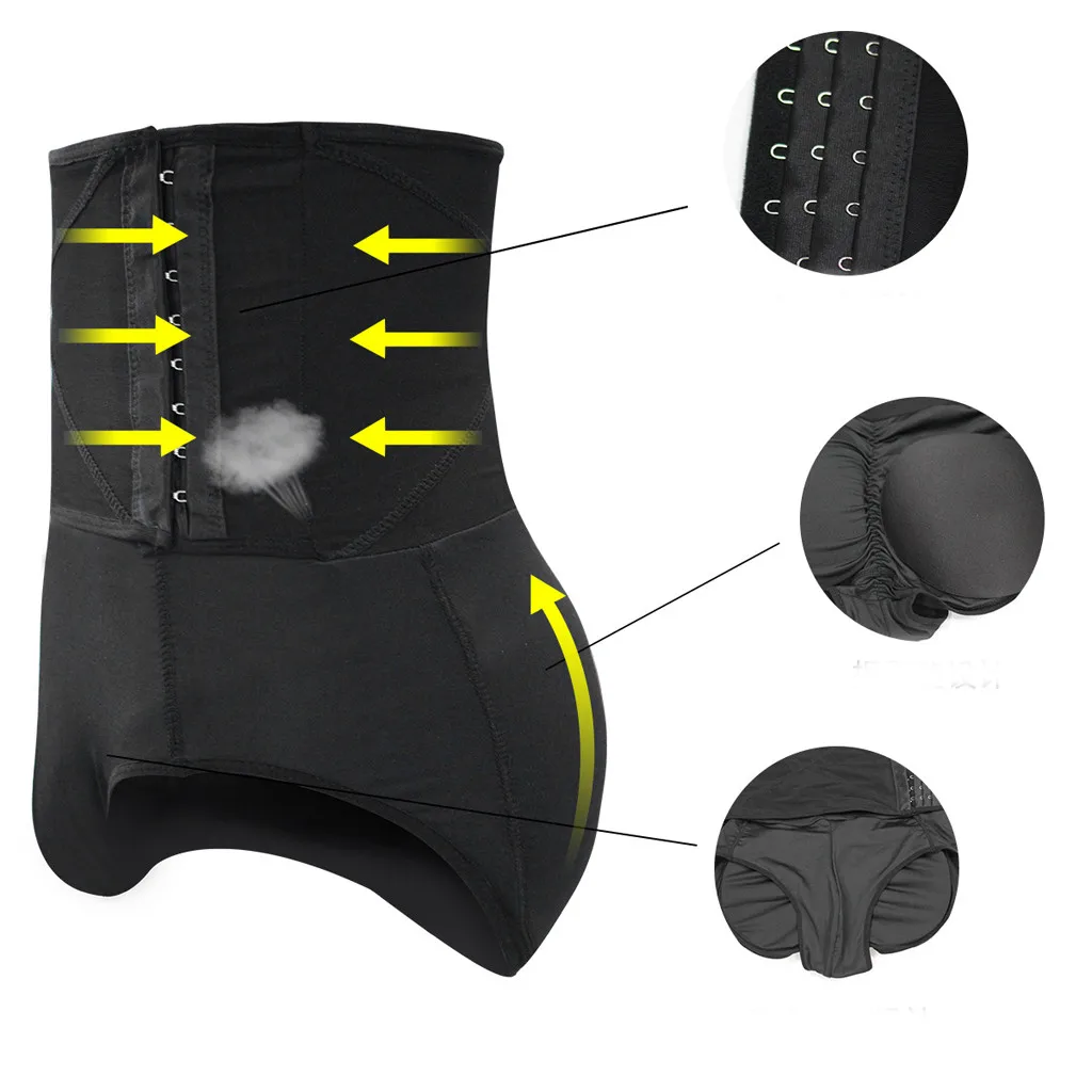 shaping pants for Men High Waist mens boxersCorset Body Pants Shorts Pants Corsets Leggings Underpants#40