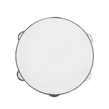 Деревянный Бубен бубен с колокольчиками Дети музыкальный ударный инструмент игрушка подарок