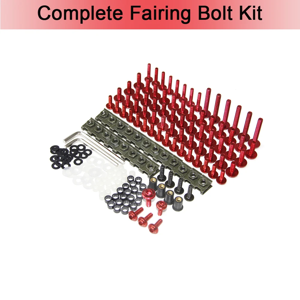 Motorcycle Fairing Aluminum Universal Fasteners Bolts Kit For Suzuki TL1000R 1998 - 2002 99 00 01 02 GSX250R 2017 2018 17 18 | Автомобили