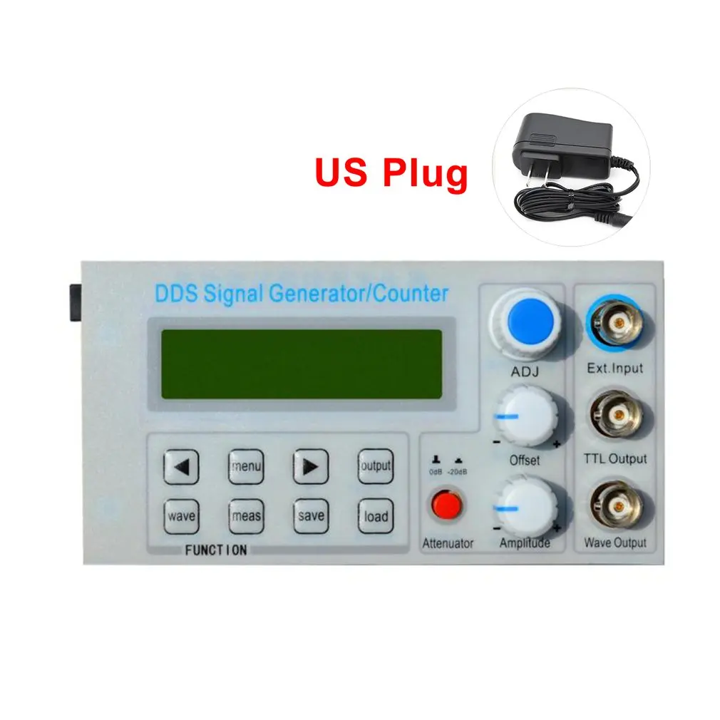 SGP1010S вставная панель DDS функция генератор сигналов/обучающий инструмент счетчик частоты сигнала с адаптером США
