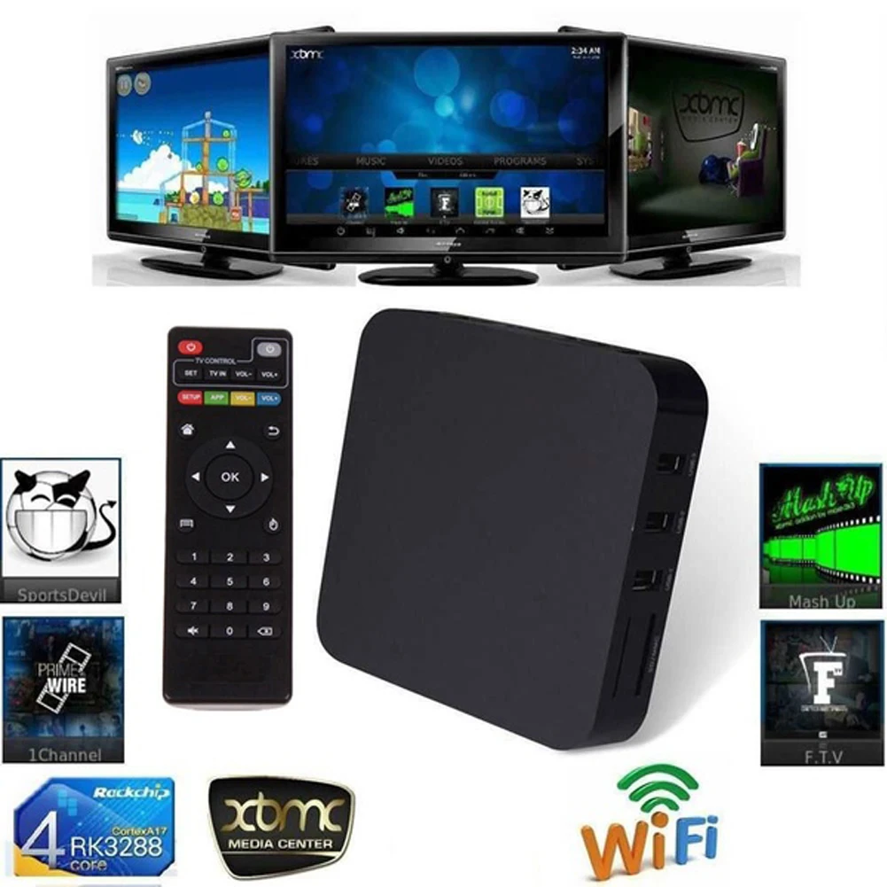 Android tv Box S805 Amlogic Cortex-A9 четырехъядерный Android 4.4.2 1G/8G MX tv Box Miracast Airplay Smart tv Box