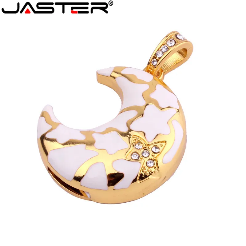 JASTER crystal moon USB флеш-накопитель 16 ГБ 32 ГБ драгоценный камень флеш-накопитель подарок девушке