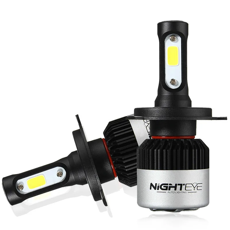 NIGHTEYE H1 H4 H7 H8 H11 9005 9006 HB3 HB4 светодиодный фар автомобиля лампы 9000LM 6500K h1 12v 24v авто фары