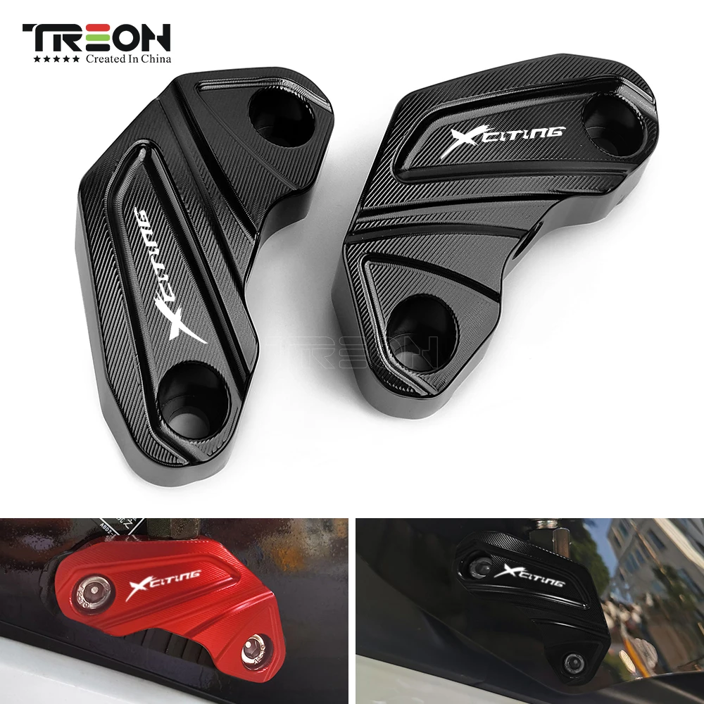 2pcs/set Motorcycle Rearview Mirror Riser Extension Brackets Adapter For KYMCO AK550 Xciting 250 300 XCITING | Автомобили и