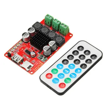 

TF Card Decoding With Remote Control Digital Power Amplifier Board 2x50w HF183 Digital Receiver Module Amplifier Board