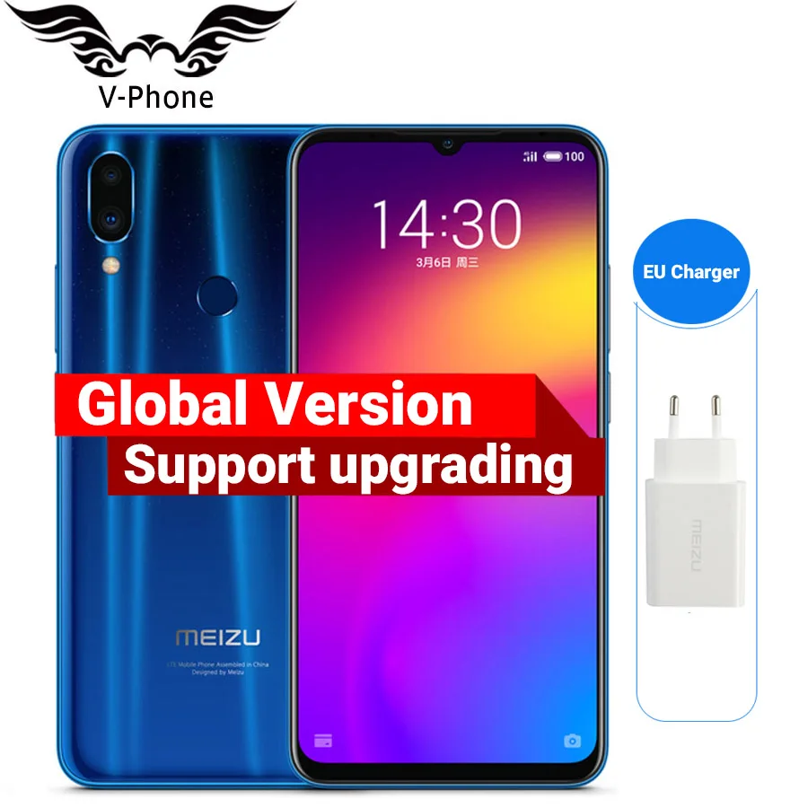 

Global Version MEIZU Note 9 Mobile Phone 4G LTE 4000mAh Snapdragon 675 6.2" 4GB 64GB Fingerprint 48MP Android 9 Global phone