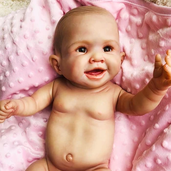 

50cm High Quality Full Body Silicone Reborn baby Dolls Amazing Painting bebes reborn baby girl toys gift collectible