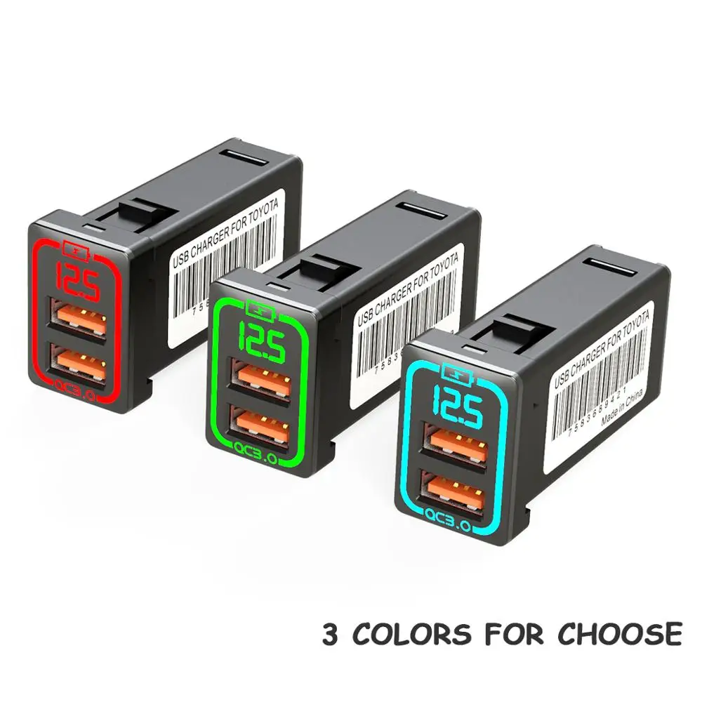 Быстрый Переходник usb CHELINK QC3.0 для зарядки в машине с разъемом напряжения
