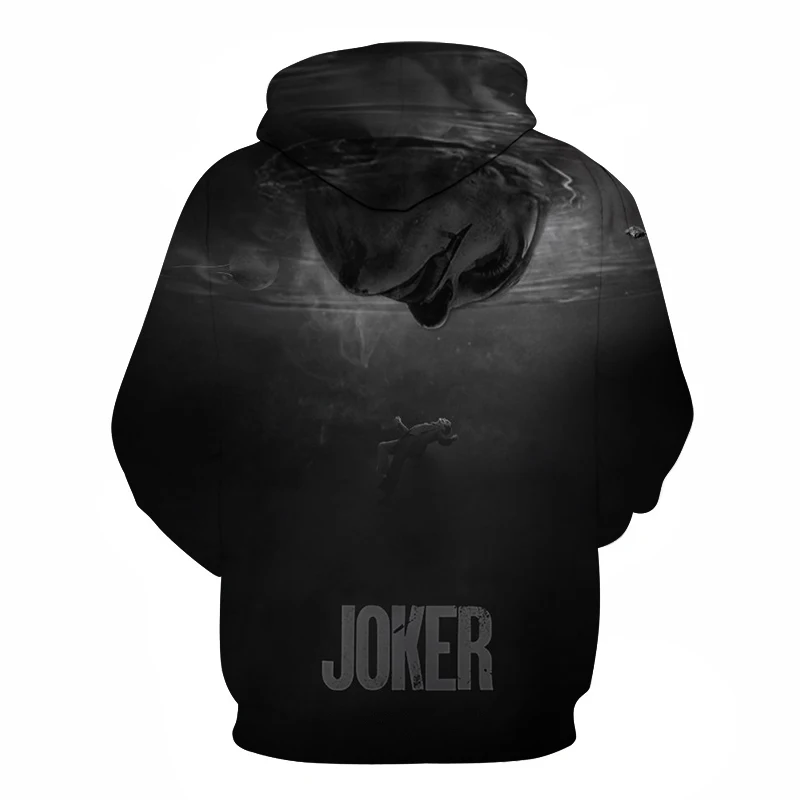 2019 DC фильм Joaquin Джокер новые толстовки мужские 3D печать толстовка мужская