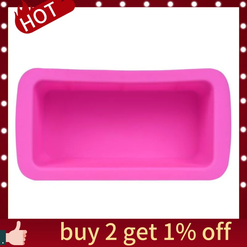 Кухонные 6 полости простые базовые прямоугольные силиконовые формы для