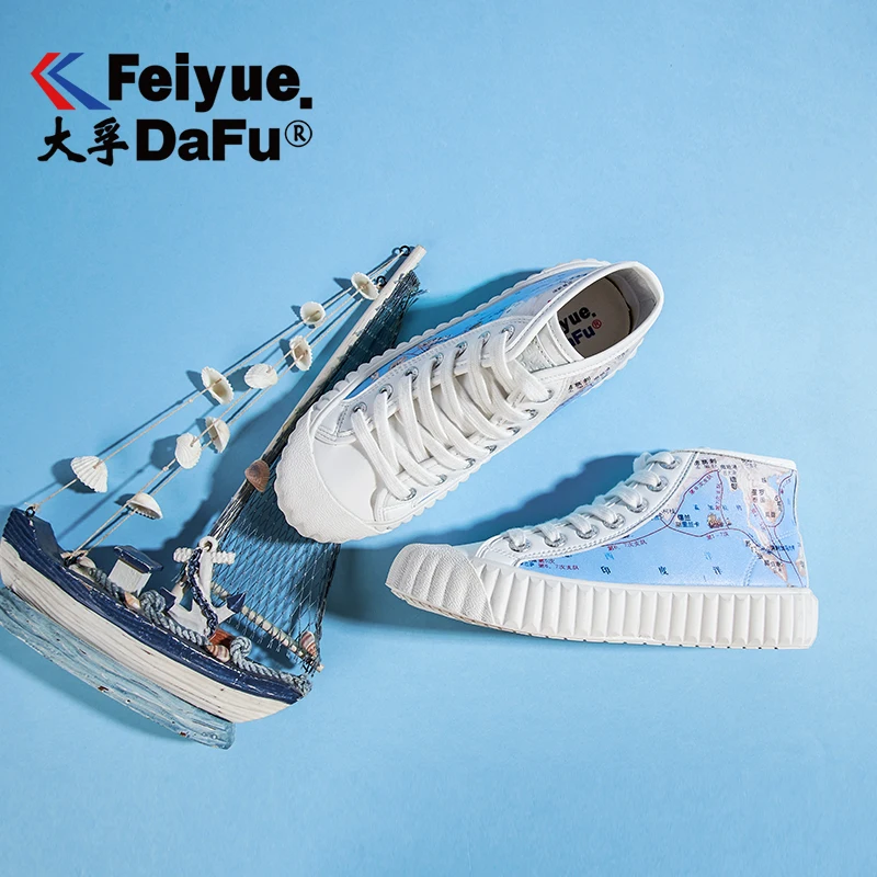 Feiyue/обувь на плоской подошве в китайском стиле; коллекция 8356 года; повседневная обувь из сверхтонкого волокна; женская обувь с высоким берцем; трендовая Вулканизированная обувь; удобная обувь на плоской подошве; 2 цвета
