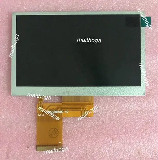 4 3 дюймовый 40PIN TFT LCD общий экран (без касания/касания) 480(RGB)* 272 RGB интерфейс|interface