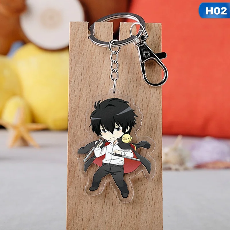 H02 Аниме Hitman Reborn брелок мультяшная фигурка Tsunayoshi кёя Хибари Хаято двойные подвесные брелоки - Цвет: H02