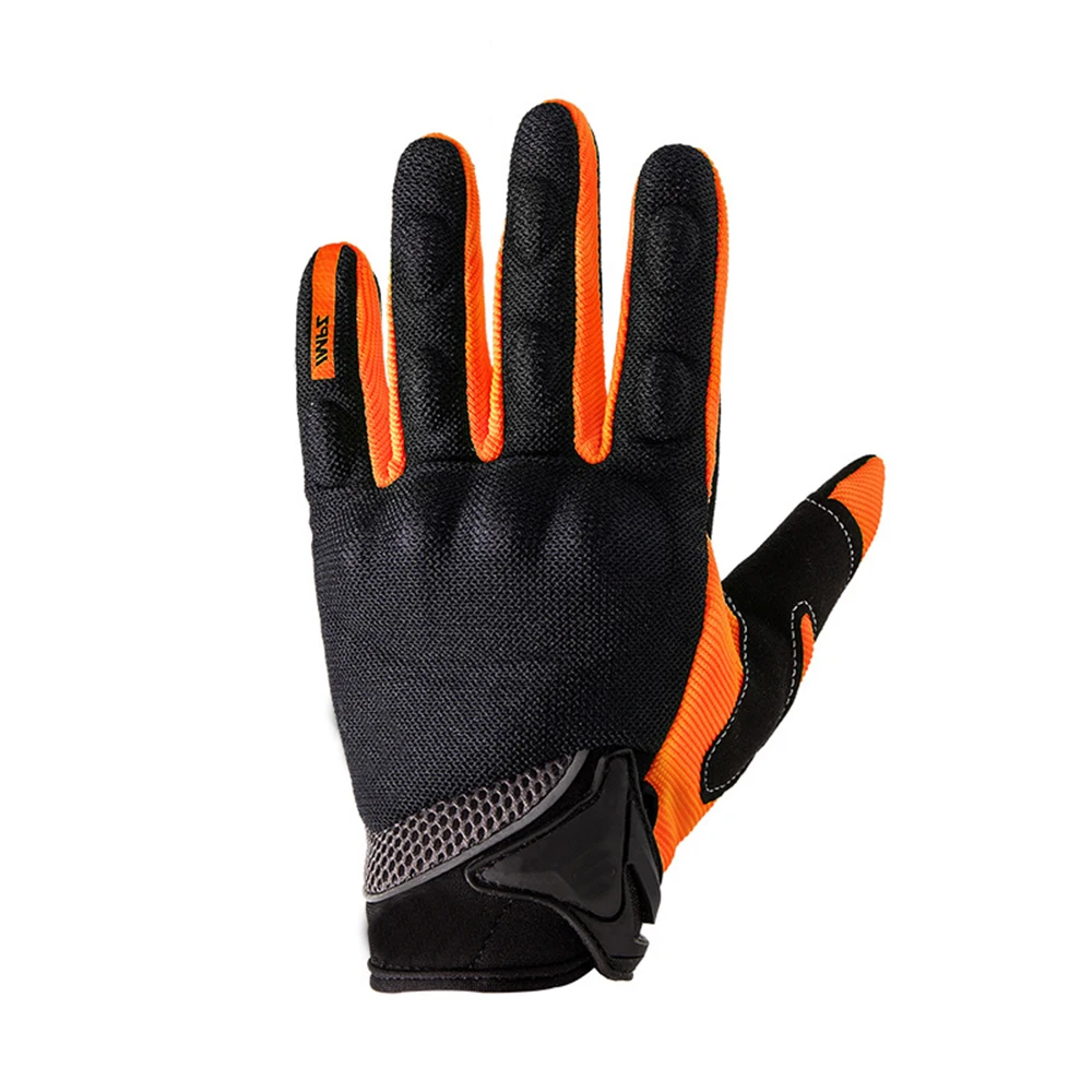 1 пара Guantes Мото Гонки на мотоциклах противоскользящие дышащие для верховой езды полный палец микрофибры перчатки унисекс