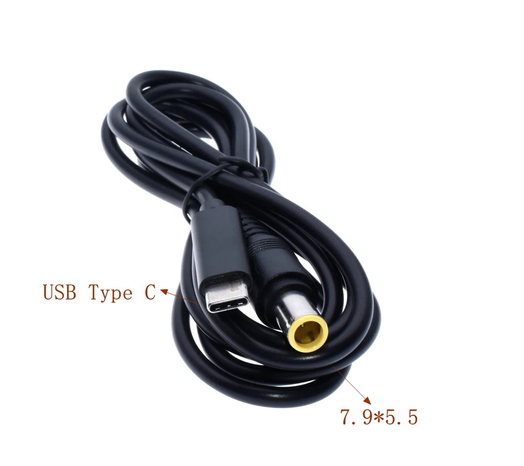 Армейский зеленый Usb type C PD кабель для зарядки, шнур, адаптер питания постоянного тока, переходник для 12 штекеров для lenovo, Asus, Dell, Hp, зарядное устройство для ноутбука - Цвет: Армейский зеленый