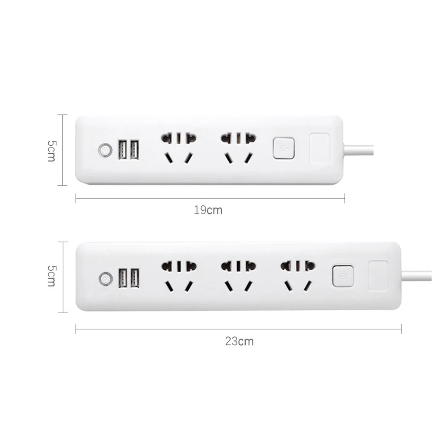 Несколько Мощность полосы 2/3 способ Розетка с USB штепсельная вилка