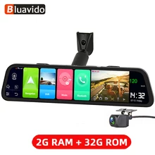 Bluavido, 4G, Android 8,1, зеркальный видеорегистратор, 2 Гб ОЗУ, 32 Гб ПЗУ, gps навигация, Автомобильный видеорегистратор, зеркало заднего вида, 1080 P, видеорегистратор, видеокамера