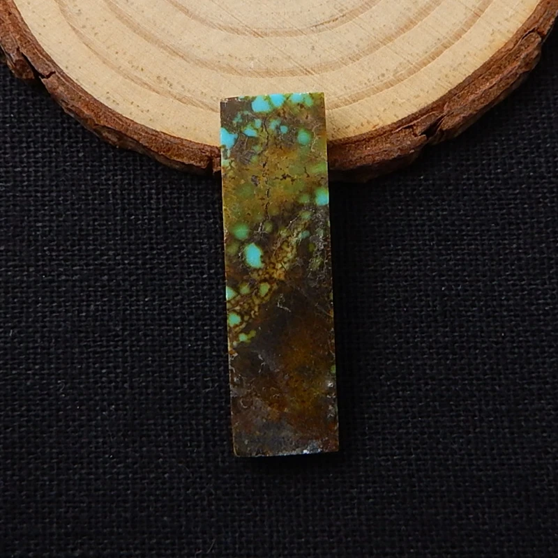 Natural Stone Turquoise Cabochon 34x10x5mm 3.8g semiprecious stones fashion cabochon fine jewelry