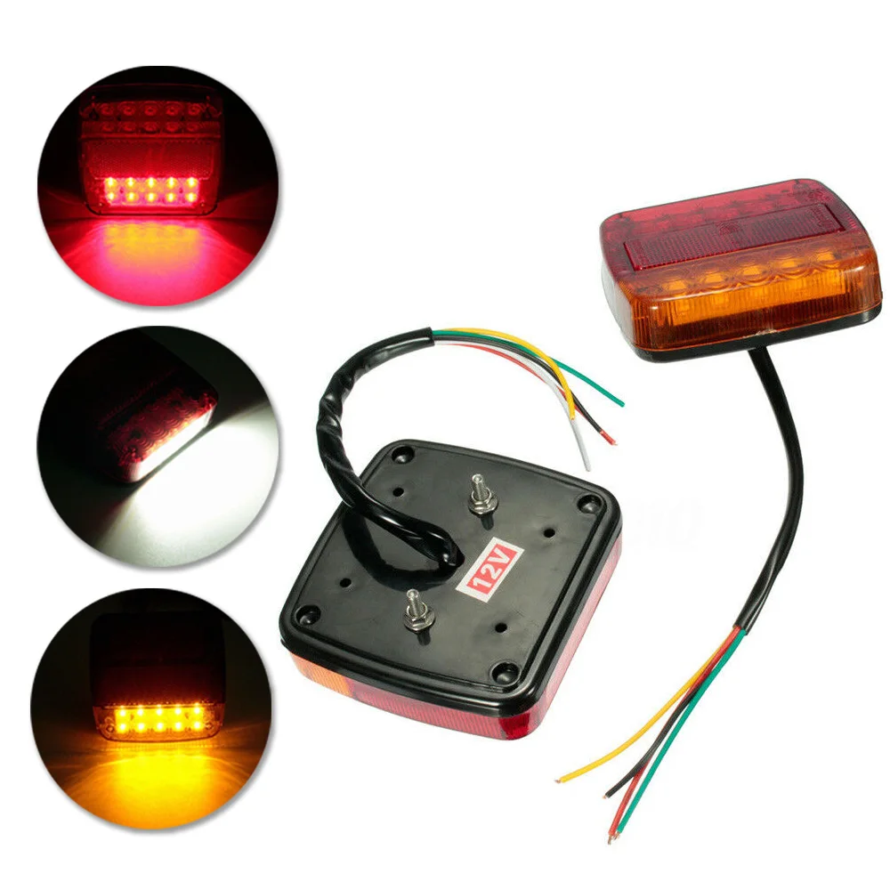 Универсальный светодиодный задний фонарь для грузовика 12V AS+ ABS супер яркие аксессуары для бега