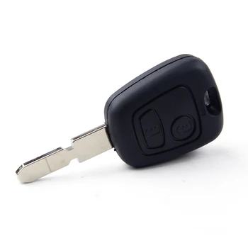 

New Car 2 Buttons 433MHz Remote Key Shell Case Fob w/ ID46 Chip fit for Peugeot 406
