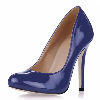 

SDTRFT Spring Autumn zapatos mujer Stiletto female Fashion 12cm thin heels Shallow Mouths shoes woman Pointed Toe Cosplay pumps