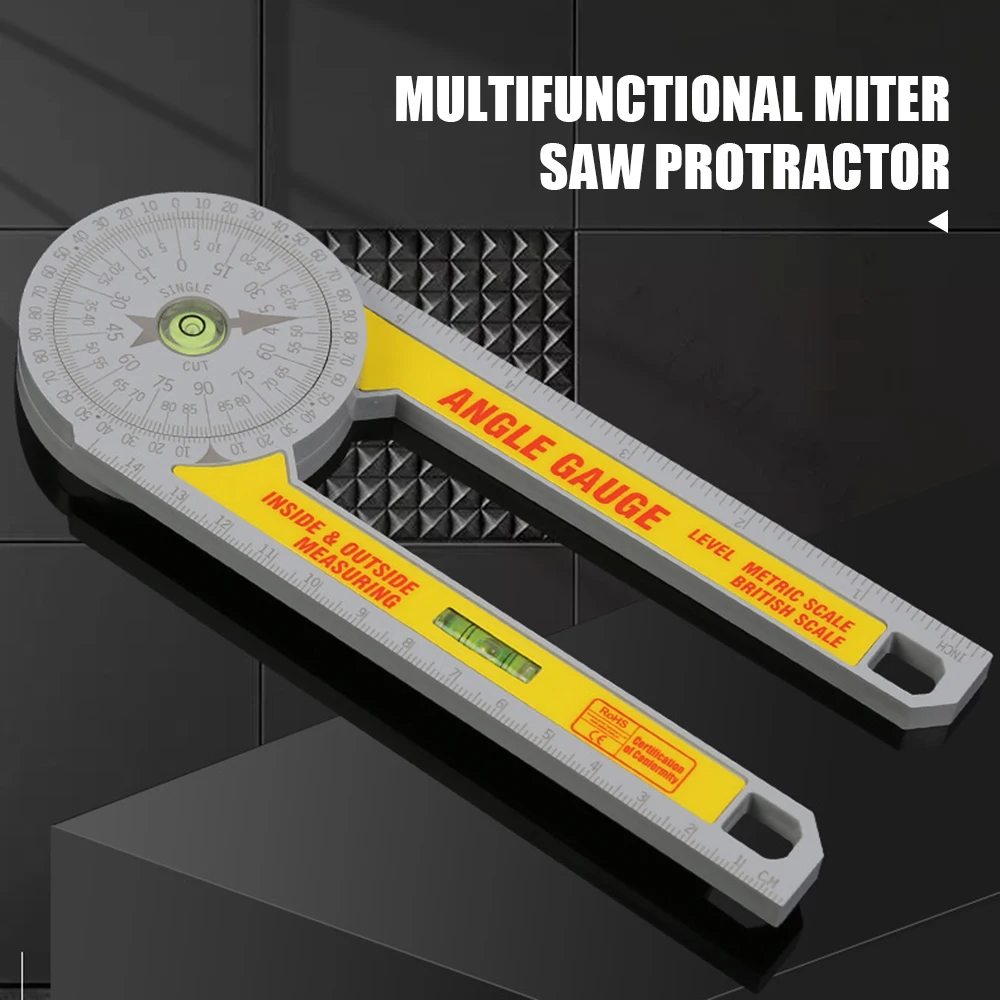 Miter Saw Protractor Miter Saw Protractor Angle Finder with Inch Metric