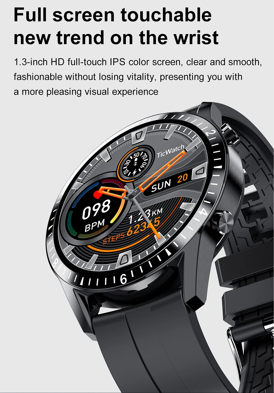 2021 Sports Smartwatch, Smart Sport Watch, Best Smartwatch for Running, Gear Sport Watch, Best Sport Smartwatch, Waterproof Watch for Swimming