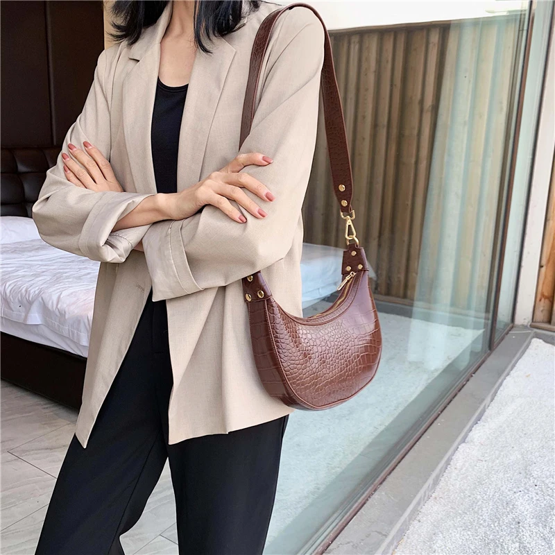 Fashion Stone Pattern PU Leather Crossbody Bags For Women Small Shoulder Messenger Bag Lady Phone Handbags And Purses