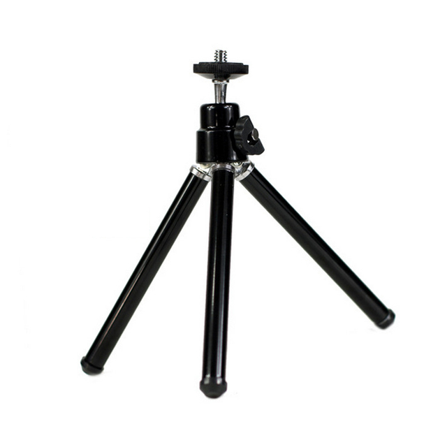 Mini Aluminum Alloy Desktop Tripod 2 Section Stand Holder for Projector Camera