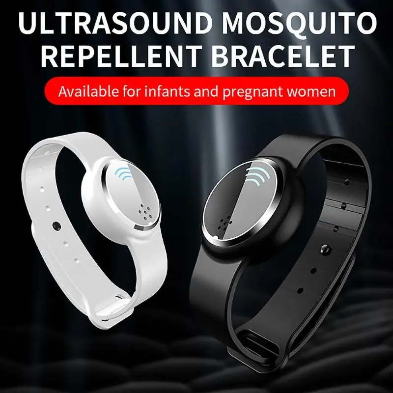 Anti Mosquito Smart Bracelet Ultrasonic Mosquito Repellent Wristband for Kids Indoor and Outdoor Beach Park Camping