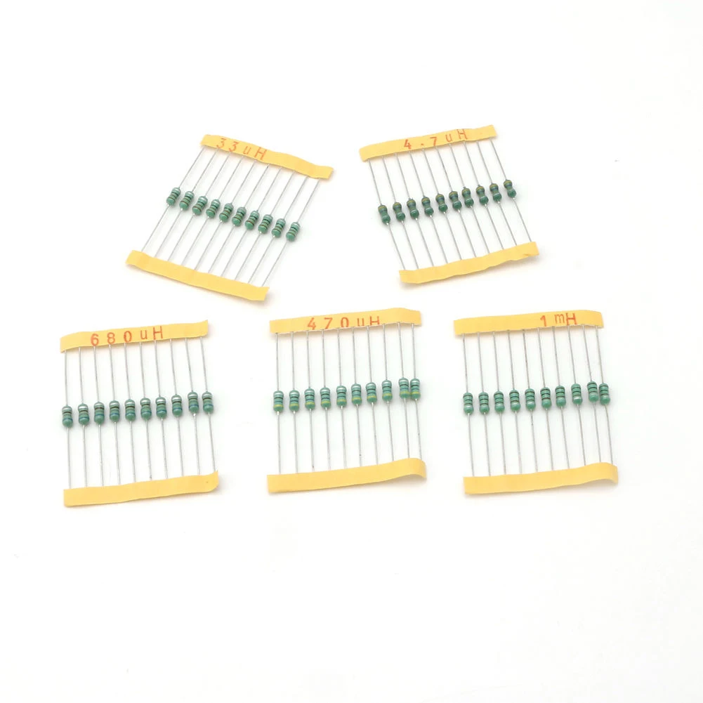 

200 Pcs 10 Percent Tolerance Resistors Accessories Professional 20 Value Power DIP Color Wheel Equipment 0.5W Inductor Kits