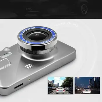 

Night Vision 1080P Front Rear Dual Recording Driving Recorder 4 Inches Dual Lens Camera Driving Recorder Camera