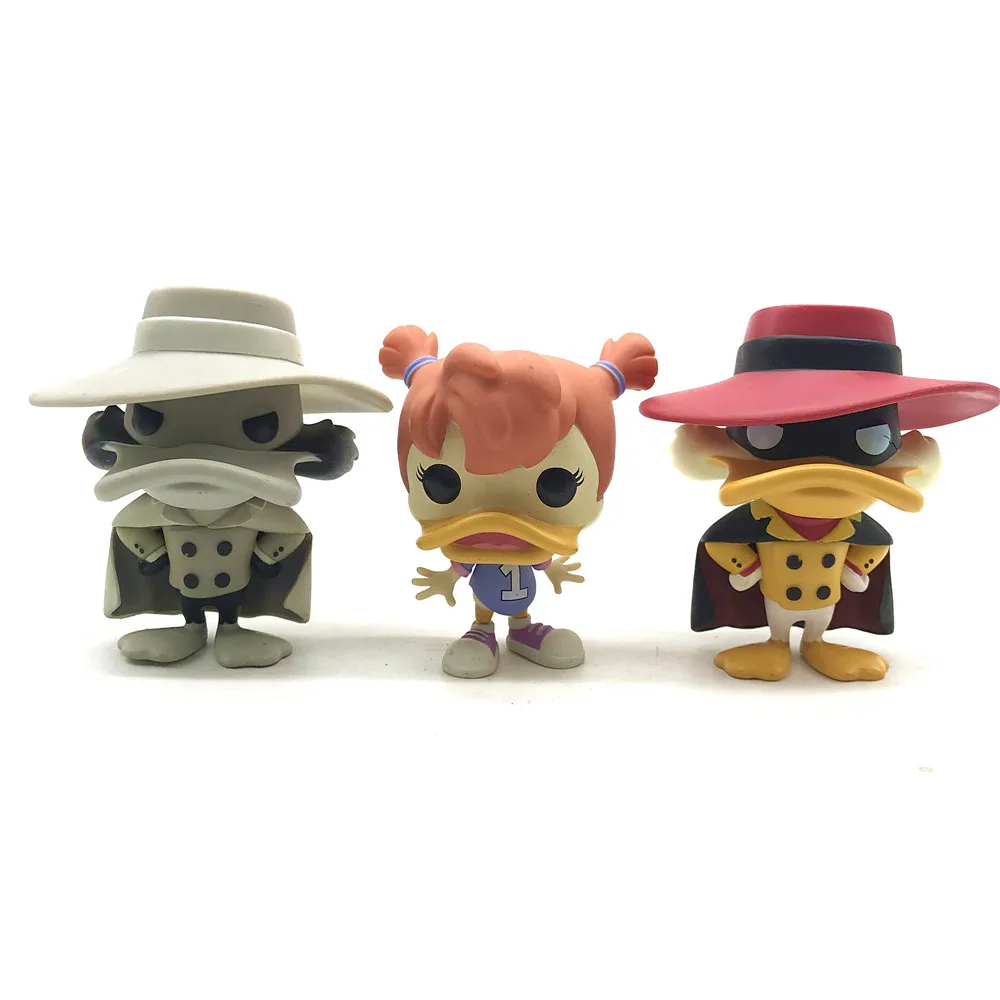 

LAUNCHPAD MCQUACK & GOSALYN MALLARD /Negaduck Characters Model Vinyl Action Toy Figures Collectible Model Toy for Children