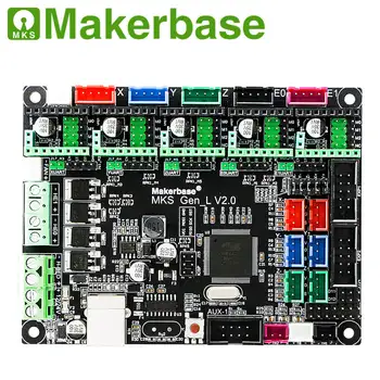 

Makerbase 3D printer board MKS Gen L controller compatible with Ramps1.4/Mega2560 R3 support A4988/TMC2208/2209TMC2100 drivers