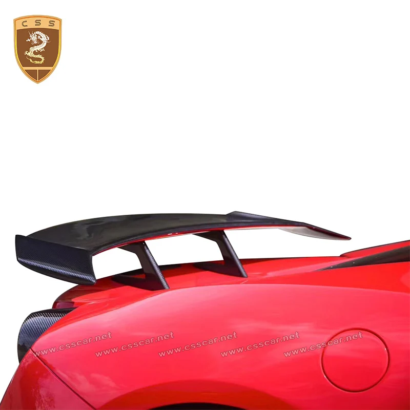 

CSSCAR Design Fashion Real Carbon Fiber Rear Wing Trunk Lip Spoiler For Ferrari-488 GTB Spider N Style Car Spoilers