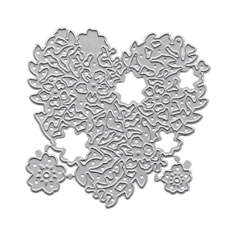 

Heart Metal Cutting Dies Stencil DIY Scrapbooking Album Stamp Paper Card Embossing Decor Craft