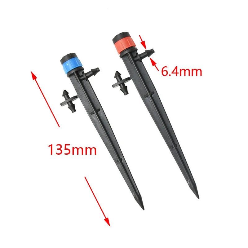Adjustable Water sprinkler With support 360 degrees Dripper farm sprinkler For watering & irrigation 300PCS