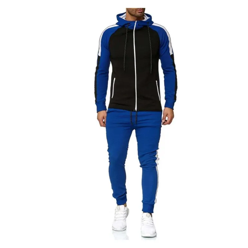 

Men's Causal Tracksuit Set Sportwear Tracksuits Full Zip Sports Jogging Suits