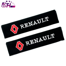 Чехол для ремня безопасности 2 шт., Наплечные подушки для автомобильного ремня безопасности, наплечный чехол для Renault duster, megane 2, logan, renault clio